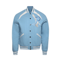 3.PARADIS High Loft Varsity Jacket "Sky Blue"
