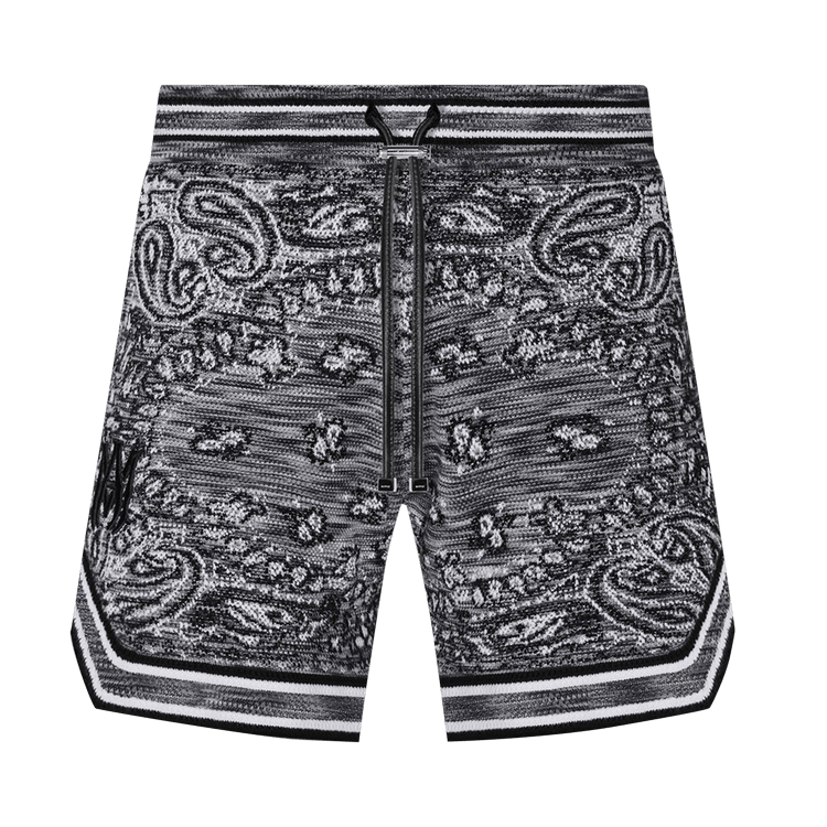 Amiri Space Dye Bandana Shorts "Black"