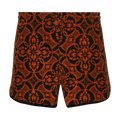 Marine Serre Oriental Towels Running Short "Orange"