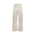 Off-White Wave Off Canvas Double Over Pants "New Beige"
