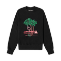 Palm Angels Ski Club Logo Print Sweatshirt "Black/Multicolor"