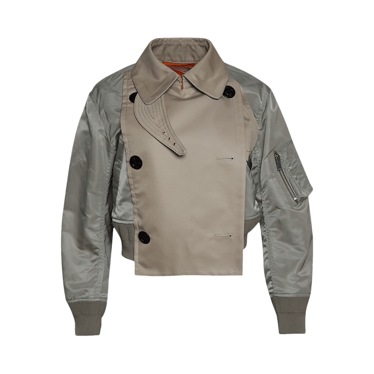 Sacai Nylon Twill Blouson "Light Khaki"