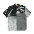 Dime Secret Button Up Shirt "Cement"