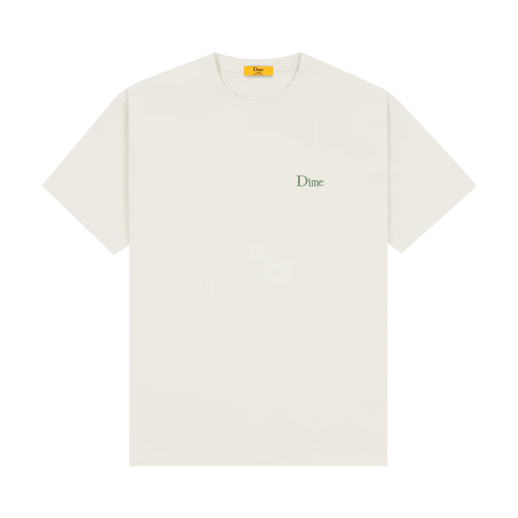 Dime Classic Small Logo T-Shirt "Rice"