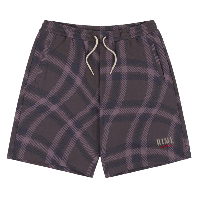 Dime Plaid Shorts "Deep Lavender"