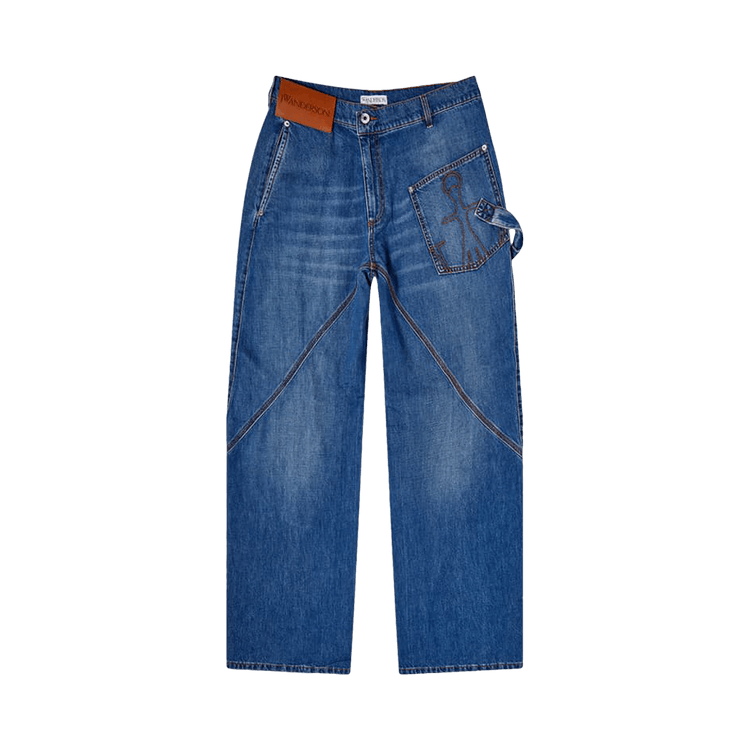 JW Anderson Twisted Workwear Jeans "Light Blue"
