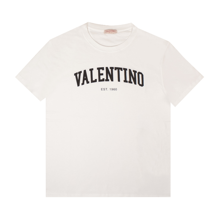 Valentino Logo Detail T-Shirt "White"