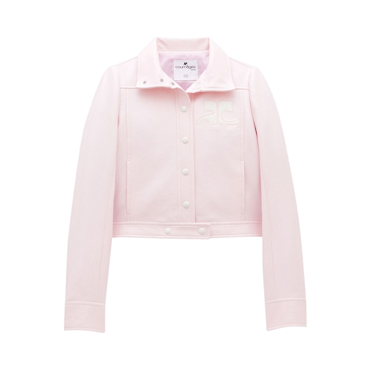 Courrèges Vinyl Jacket "Pale Pink"