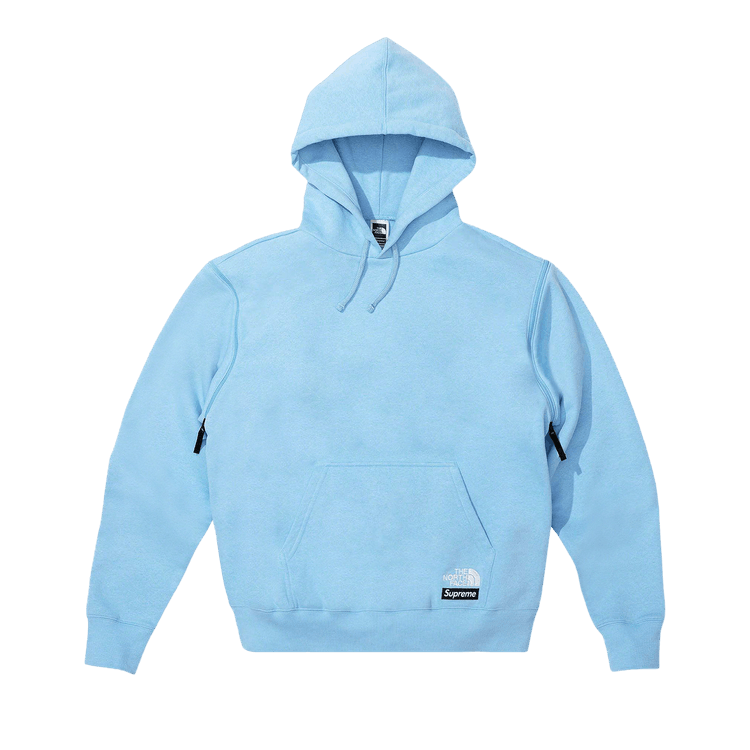 Supreme x The North Face Convertible Hooded Sweatshirt "Blue"