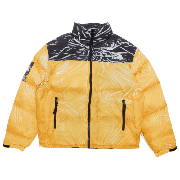 Supreme x The North Face Printed Nuptse Jacket "Yellow"