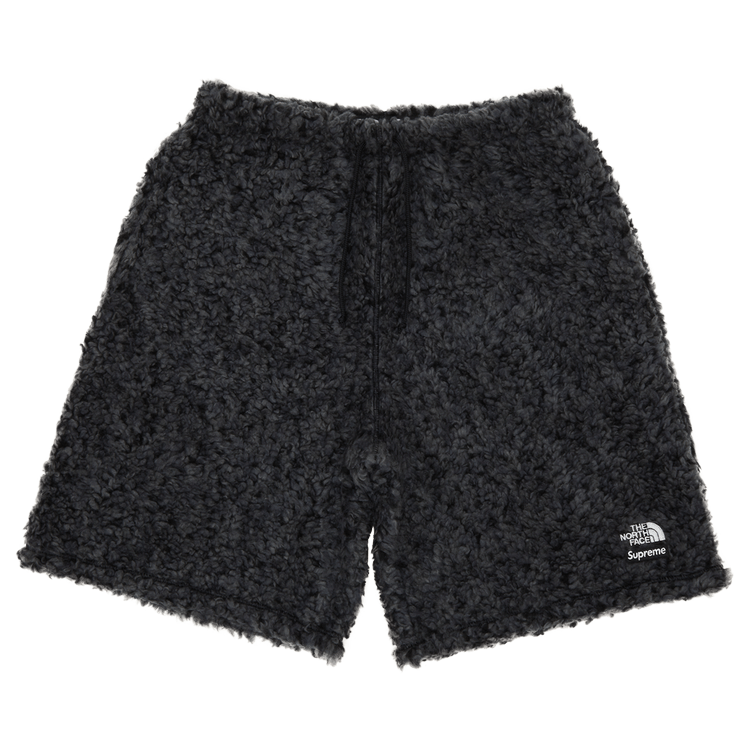 Supreme x The North Face High Pile Fleece Short "Black"