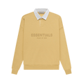 Fear of God Essentials Waffle Henley Rugby "Light Tuscan"
