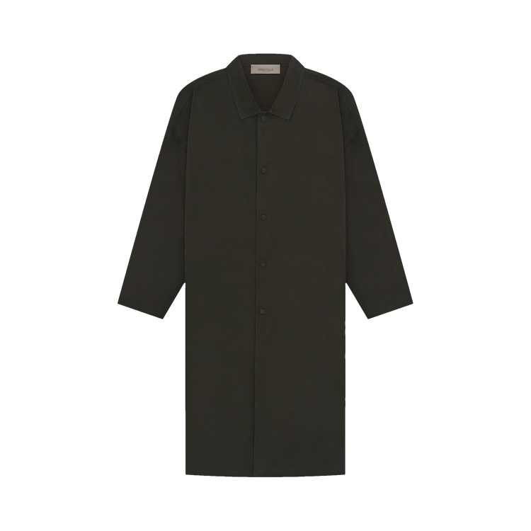 Fear of God Essentials Long Coat "Off Black"