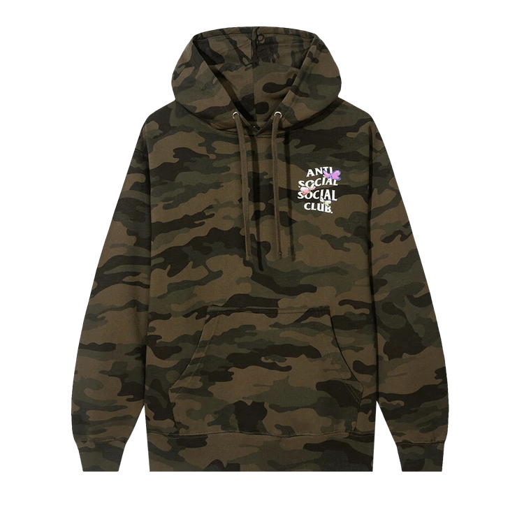 Anti Social Social Club Shell Shock Hoodie "Forest Camo"