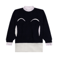 Maison Margiela Cut Out Detail Ribbed Jumper "White/Midnight"