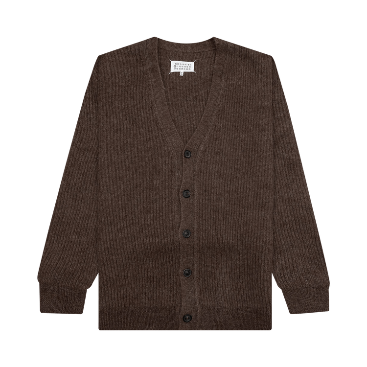 Maison Margiela Button Up Long-Sleeve Cardigan "Walnut"