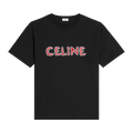 CELINE Logo T-Shirt "Black/Red"