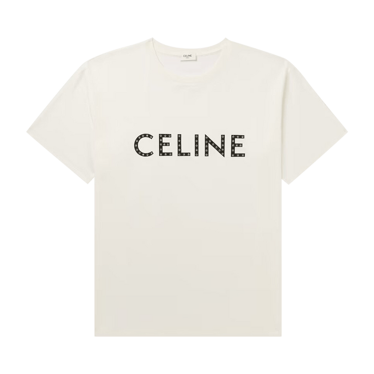 CELINE Loose Print T-Shirt "Off White/Black"