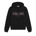 CELINE Rhinestones Hoodie "Black/Multicolor"