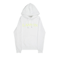 Lanvin Curb Long Fleece Eusebio Hoodie "Optic White"