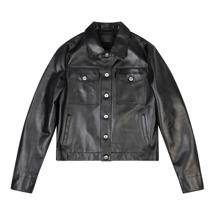 Lanvin Essential Leather Jacket "Black"