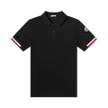 Moncler Logo Patch Short-Sleeve Polo Shirt "Black"