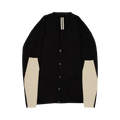 Rick Owens Peter Cardigan "Black/Pearl"