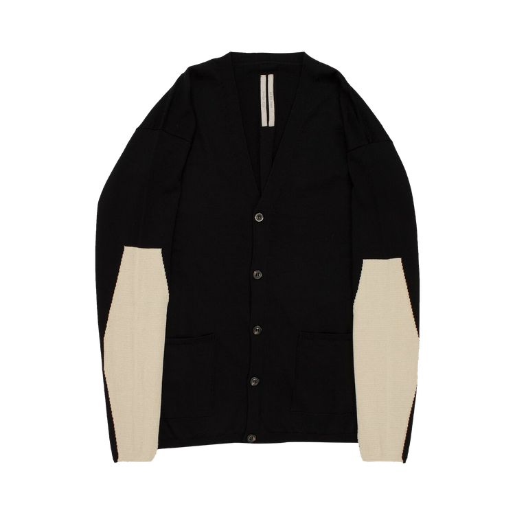 Rick Owens Peter Cardigan "Black/Pearl"