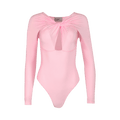 Coperni Twisted Cut Out Jersey Bodysuit "Light Pink"
