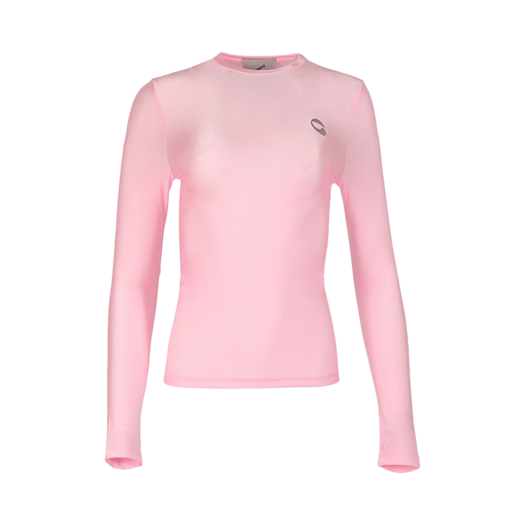 Coperni Crewneck Fitted Top "Light Pink"