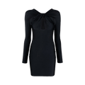 Coperni Cut Out Draped Dress "Black"