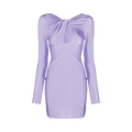 Coperni Twisted Cut Out Jersey Dress "Lilac"