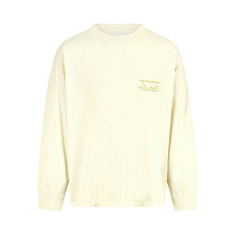 Martine Rose Oversized Long-Sleeve T-Shirt "Vanilla Acid"