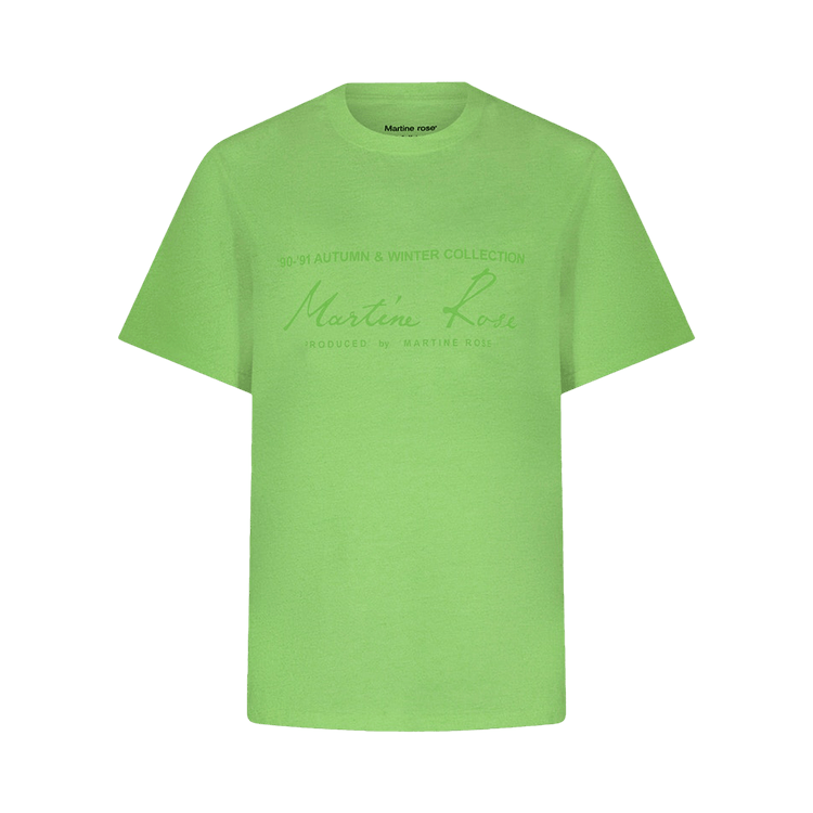 Martine Rose Classic Short-Sleeve T-Shirt "Fluro Green"