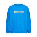 Martine Rose Oversized Long-Sleeve T-Shirt "Blue"