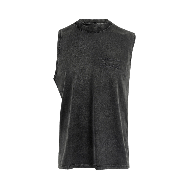 Martine Rose Logo Vest "Washed Black"