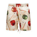 Nahmias Apple Silk Shorts "Sand"