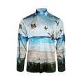 Nahmias Butterfly Beach Long-Sleeve Button Down "Blue/Multicolor"