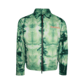 Nahmias Tye Dye Zip Up Worker "Green Tie-Dye"