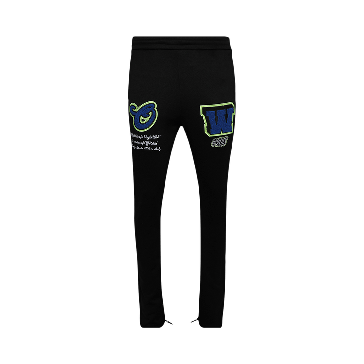 Off-White Skinny Trackpant "Black/Blue"