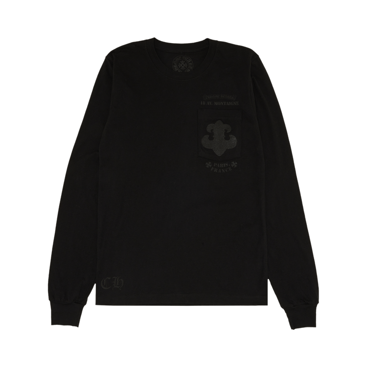Chrome Hearts Paris Exclusive Fleur Long-Sleeve T-Shirt "Black"