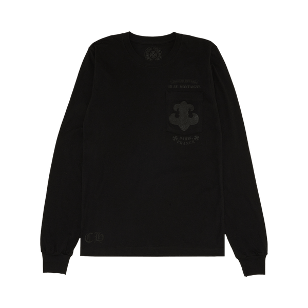 Chrome Hearts Paris Exclusive Fleur Long-Sleeve T-Shirt "Black"