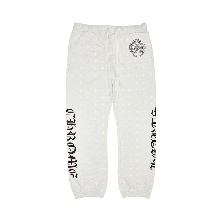 Chrome Hearts Monogram Sweatpants "White"