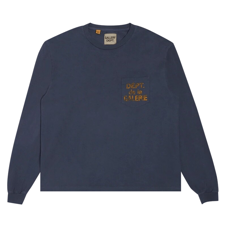 Gallery Dept. Dept. De La Galerie Long-Sleeve Pocket T-Shirt "Navy"