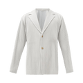 Homme Plissé Issey Miyake Pleated Jacket "Light Grey"