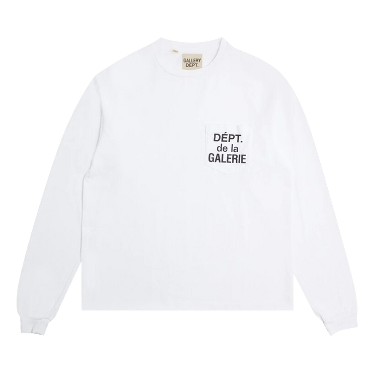 Gallery Dept. Dept. De La Galerie Long-Sleeve Pocket T-Shirt "White"