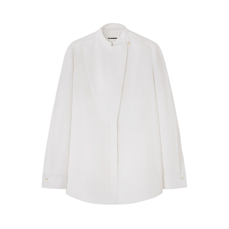 Jil Sander Relaxed Fit Long-Sleeve Shirt "White"