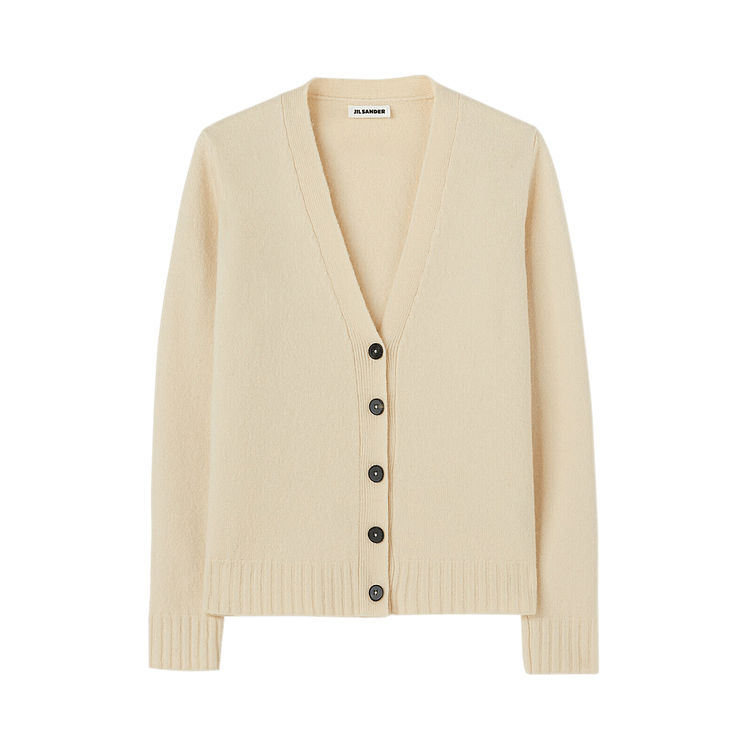 Jil Sander Basic Cardigan "Natural"