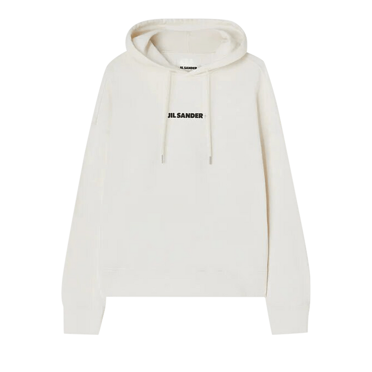 Jil Sander Printed Logo Hoodie "Cream"