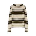 Jil Sander Stripe Long-Sleeved Top "Beige/Black"